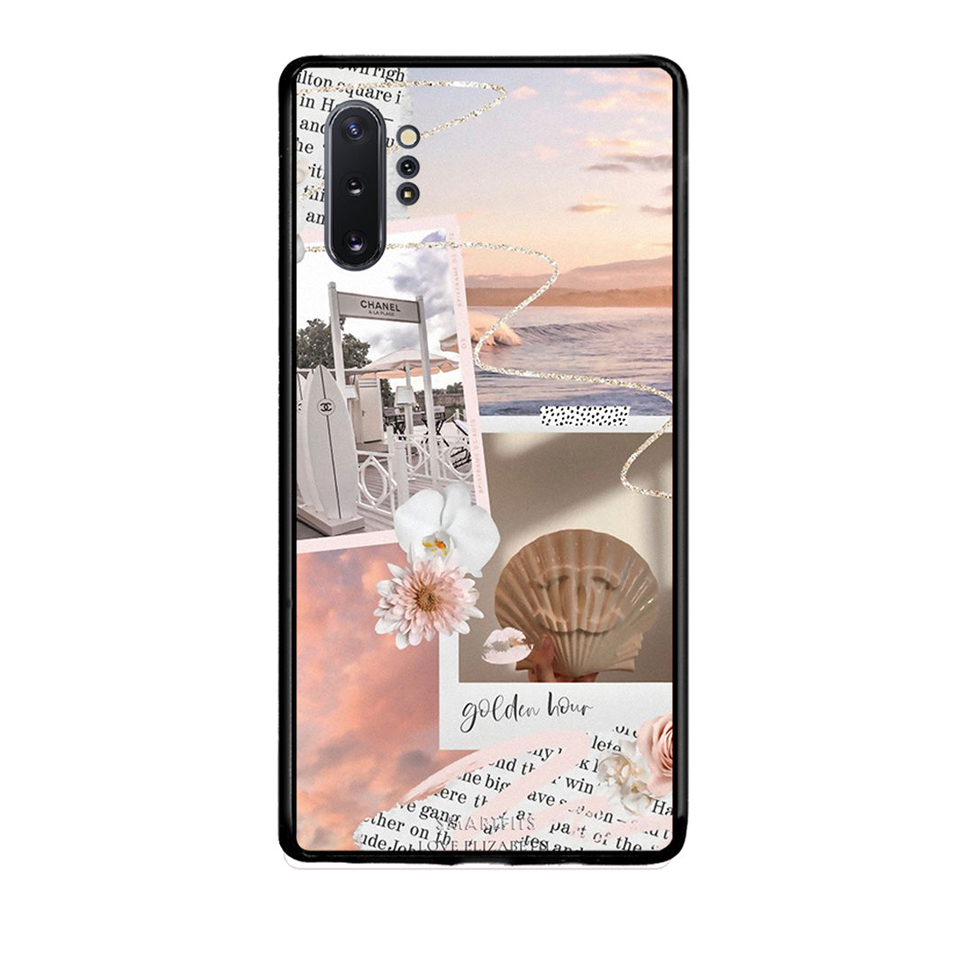 Samsung Note 10+ Golden Hour Θήκη Αγίου Βαλεντίνου από τη Smartfits με σχέδιο στο πίσω μέρος και μαύρο περίβλημα | Smartphone case with colorful back and black bezels by Smartfits