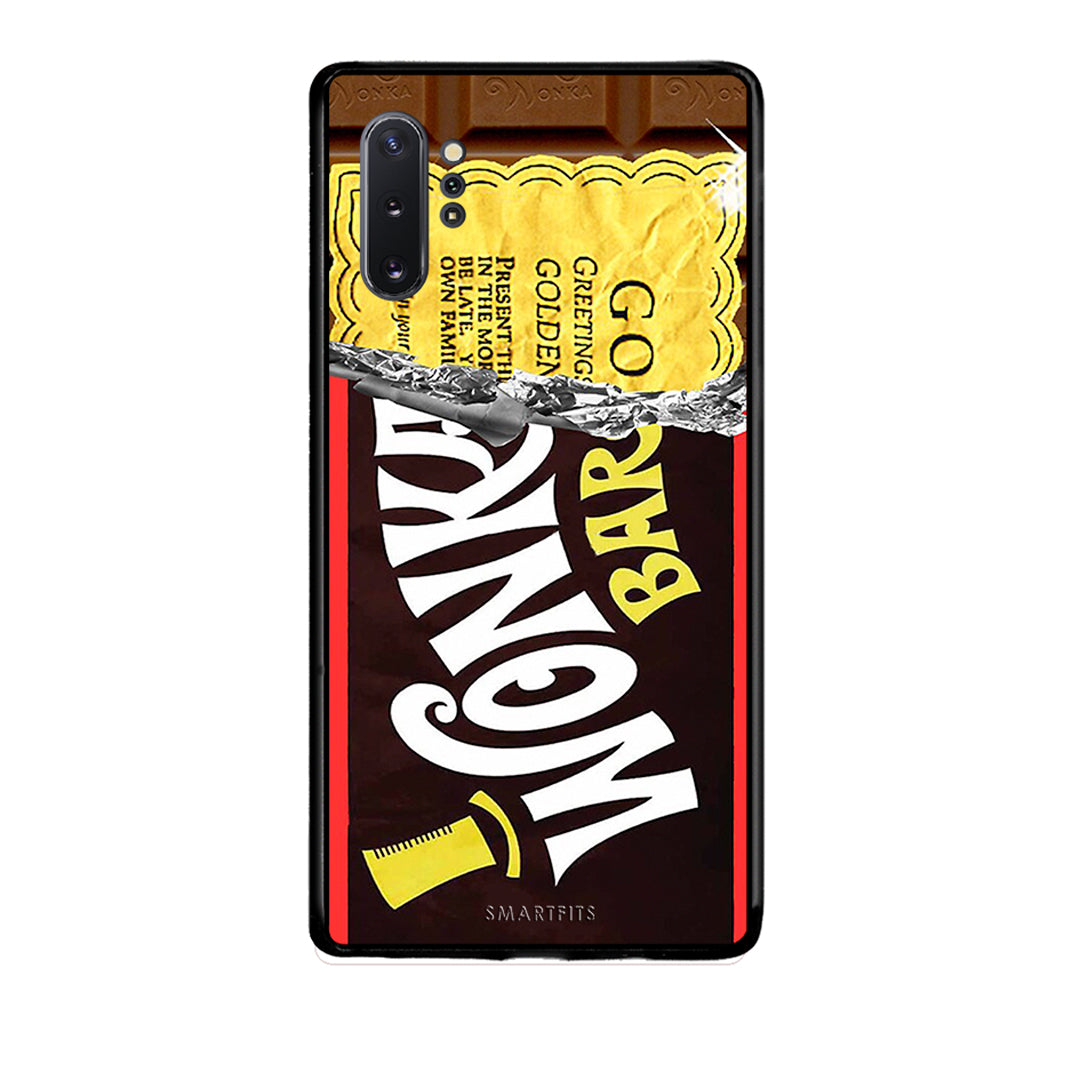 Samsung Note 10+ Golden Ticket θήκη από τη Smartfits με σχέδιο στο πίσω μέρος και μαύρο περίβλημα | Smartphone case with colorful back and black bezels by Smartfits