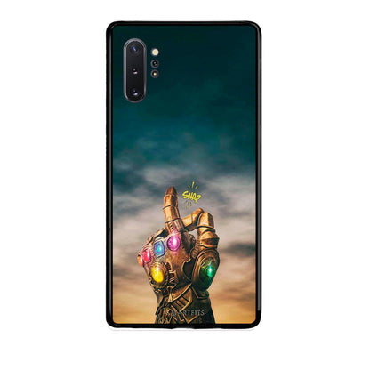 Samsung Note 10+ Infinity Snap θήκη από τη Smartfits με σχέδιο στο πίσω μέρος και μαύρο περίβλημα | Smartphone case with colorful back and black bezels by Smartfits