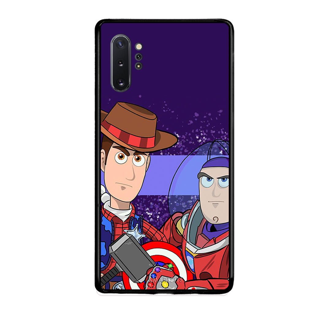 Samsung Note 10+ Infinity Story θήκη από τη Smartfits με σχέδιο στο πίσω μέρος και μαύρο περίβλημα | Smartphone case with colorful back and black bezels by Smartfits