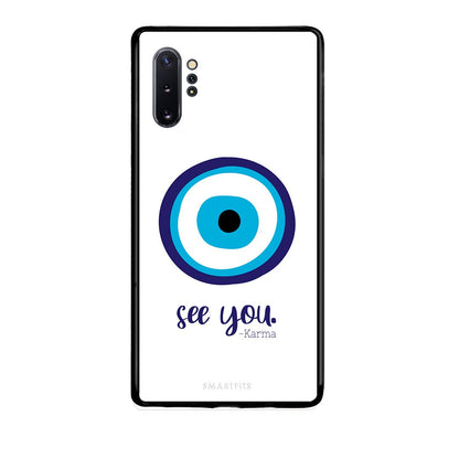 Samsung Note 10+ Karma Says θήκη από τη Smartfits με σχέδιο στο πίσω μέρος και μαύρο περίβλημα | Smartphone case with colorful back and black bezels by Smartfits