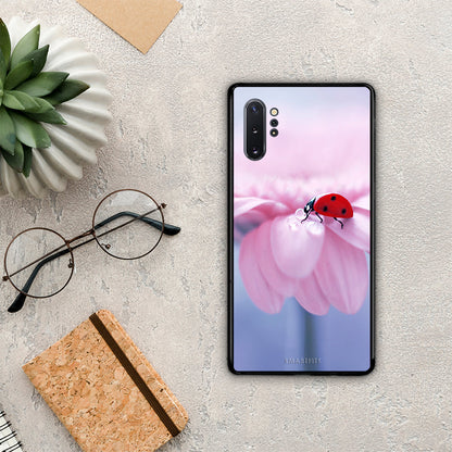 Ladybug Flower - Samsung Galaxy Note 10+ θήκη