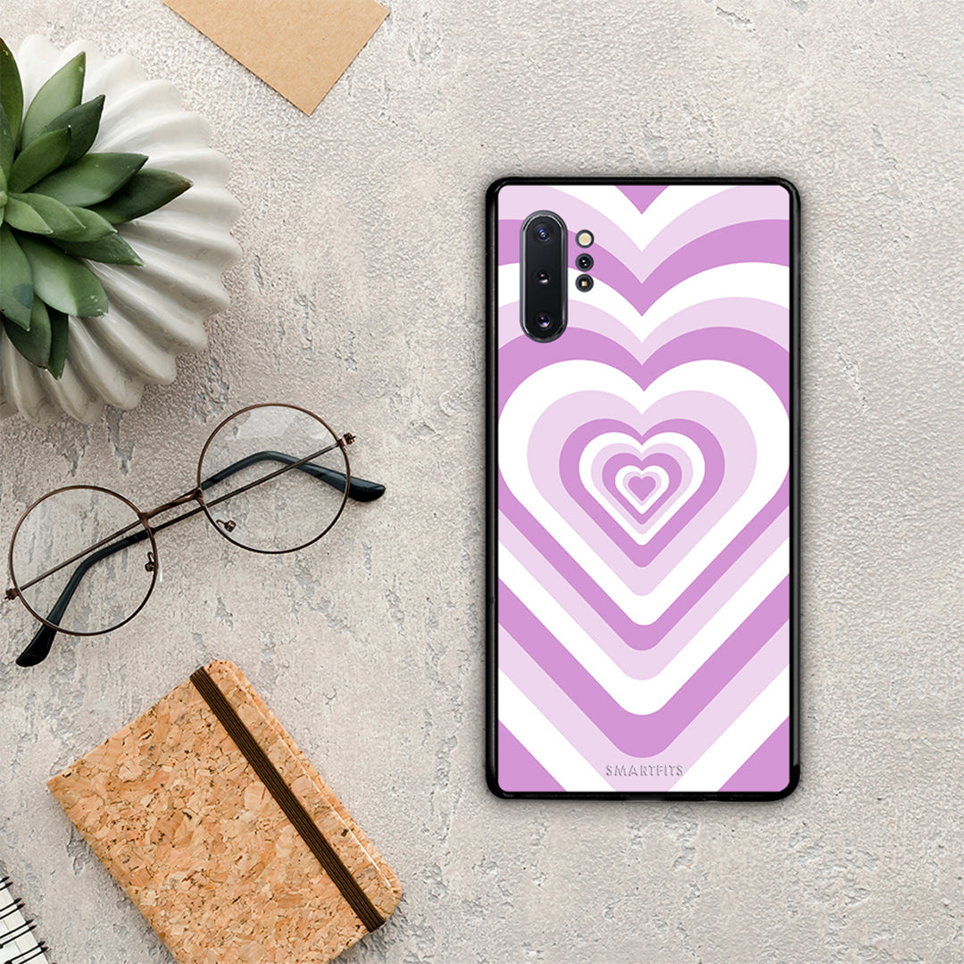 Lilac Hearts - Samsung Galaxy Note 10+ θήκη