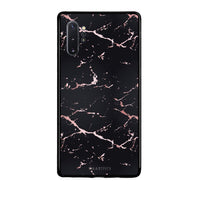 Thumbnail for 4 - Samsung Note 10+ Black Rosegold Marble case, cover, bumper