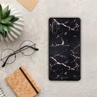 Thumbnail for Marble Black Rosegold - Samsung Galaxy Note 10+ θήκη