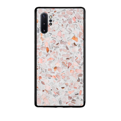 Samsung Note 10+ Marble Terrazzo θήκη από τη Smartfits με σχέδιο στο πίσω μέρος και μαύρο περίβλημα | Smartphone case with colorful back and black bezels by Smartfits