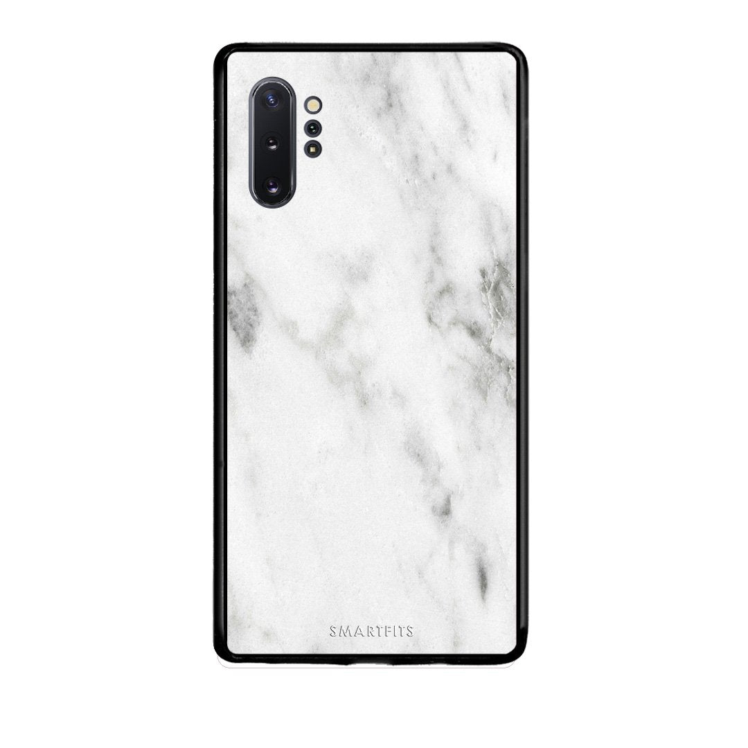 2 - Samsung Note 10+ White marble case, cover, bumper