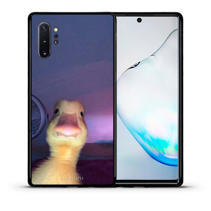 Θήκη Samsung Note 10+ Meme Duck από τη Smartfits με σχέδιο στο πίσω μέρος και μαύρο περίβλημα | Samsung Note 10+ Meme Duck case with colorful back and black bezels