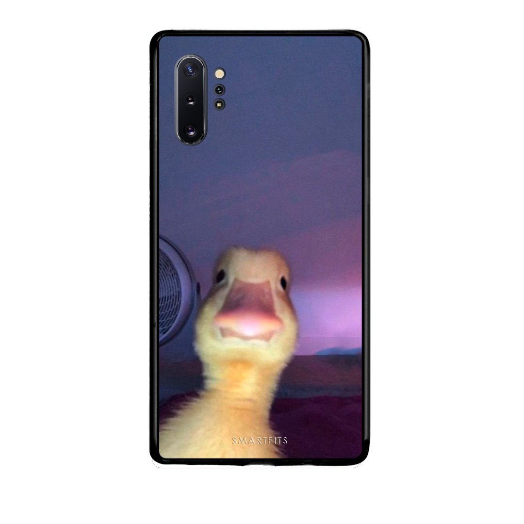 Samsung Note 10+ Meme Duck θήκη από τη Smartfits με σχέδιο στο πίσω μέρος και μαύρο περίβλημα | Smartphone case with colorful back and black bezels by Smartfits