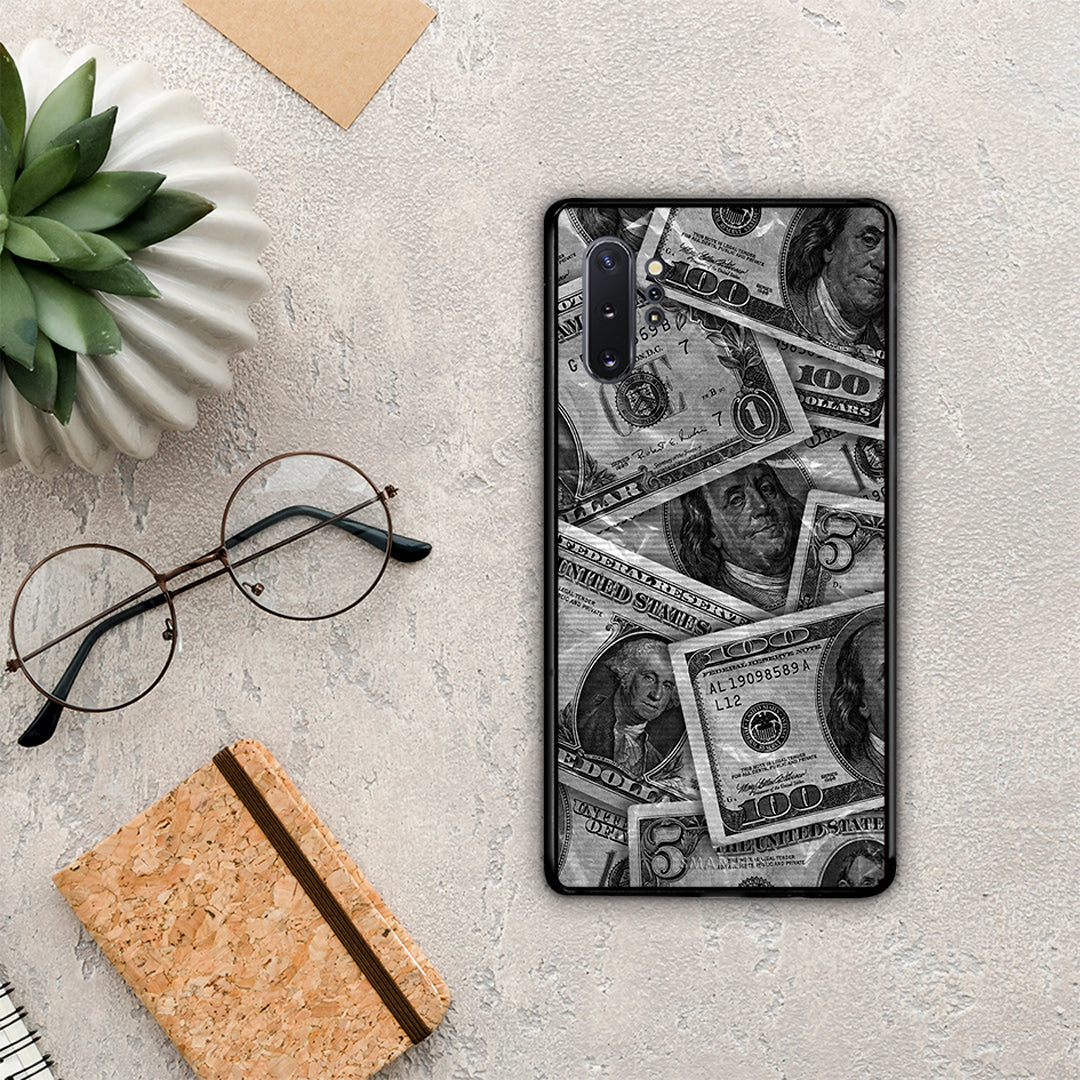 Money Dollars - Samsung Galaxy Note 10+ θήκη