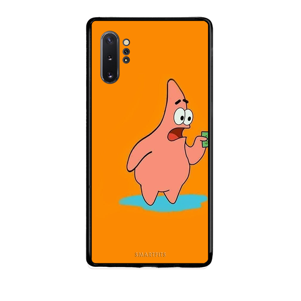 Samsung Note 10+ No Money 1 Θήκη Αγίου Βαλεντίνου από τη Smartfits με σχέδιο στο πίσω μέρος και μαύρο περίβλημα | Smartphone case with colorful back and black bezels by Smartfits