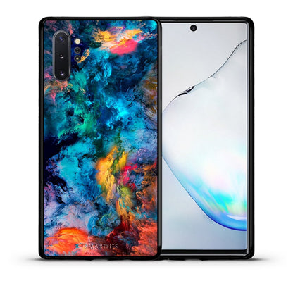 Θήκη Samsung Note 10+ Crayola Paint από τη Smartfits με σχέδιο στο πίσω μέρος και μαύρο περίβλημα | Samsung Note 10+ Crayola Paint case with colorful back and black bezels