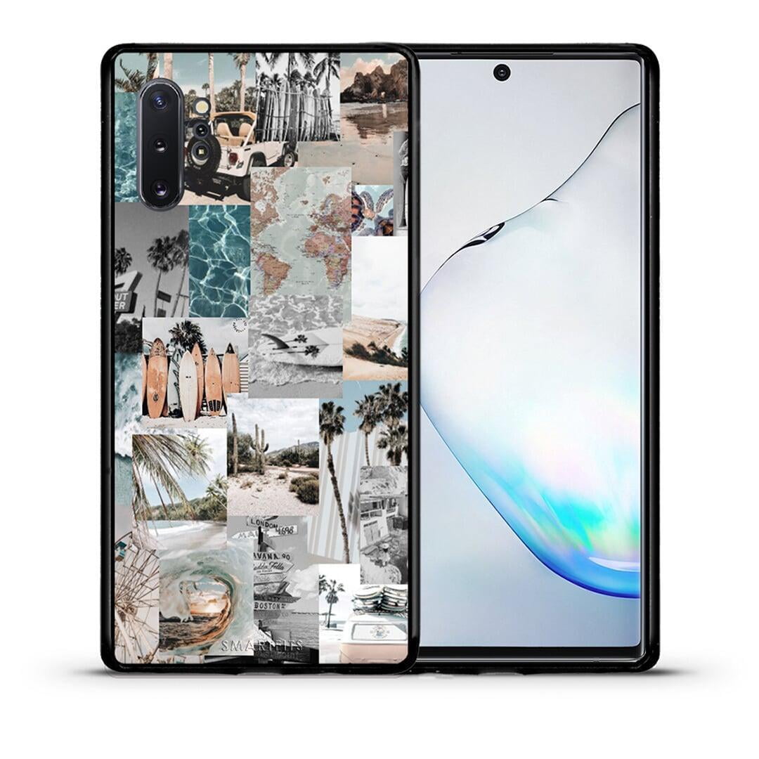 Θήκη Samsung Note 10+ Retro Beach Life από τη Smartfits με σχέδιο στο πίσω μέρος και μαύρο περίβλημα | Samsung Note 10+ Retro Beach Life case with colorful back and black bezels