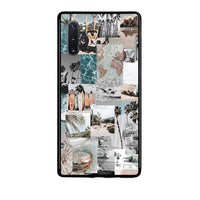 Thumbnail for Samsung Note 10+ Retro Beach Life Θήκη από τη Smartfits με σχέδιο στο πίσω μέρος και μαύρο περίβλημα | Smartphone case with colorful back and black bezels by Smartfits