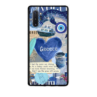 Thumbnail for Samsung Note 10+ Summer In Greece Θήκη από τη Smartfits με σχέδιο στο πίσω μέρος και μαύρο περίβλημα | Smartphone case with colorful back and black bezels by Smartfits