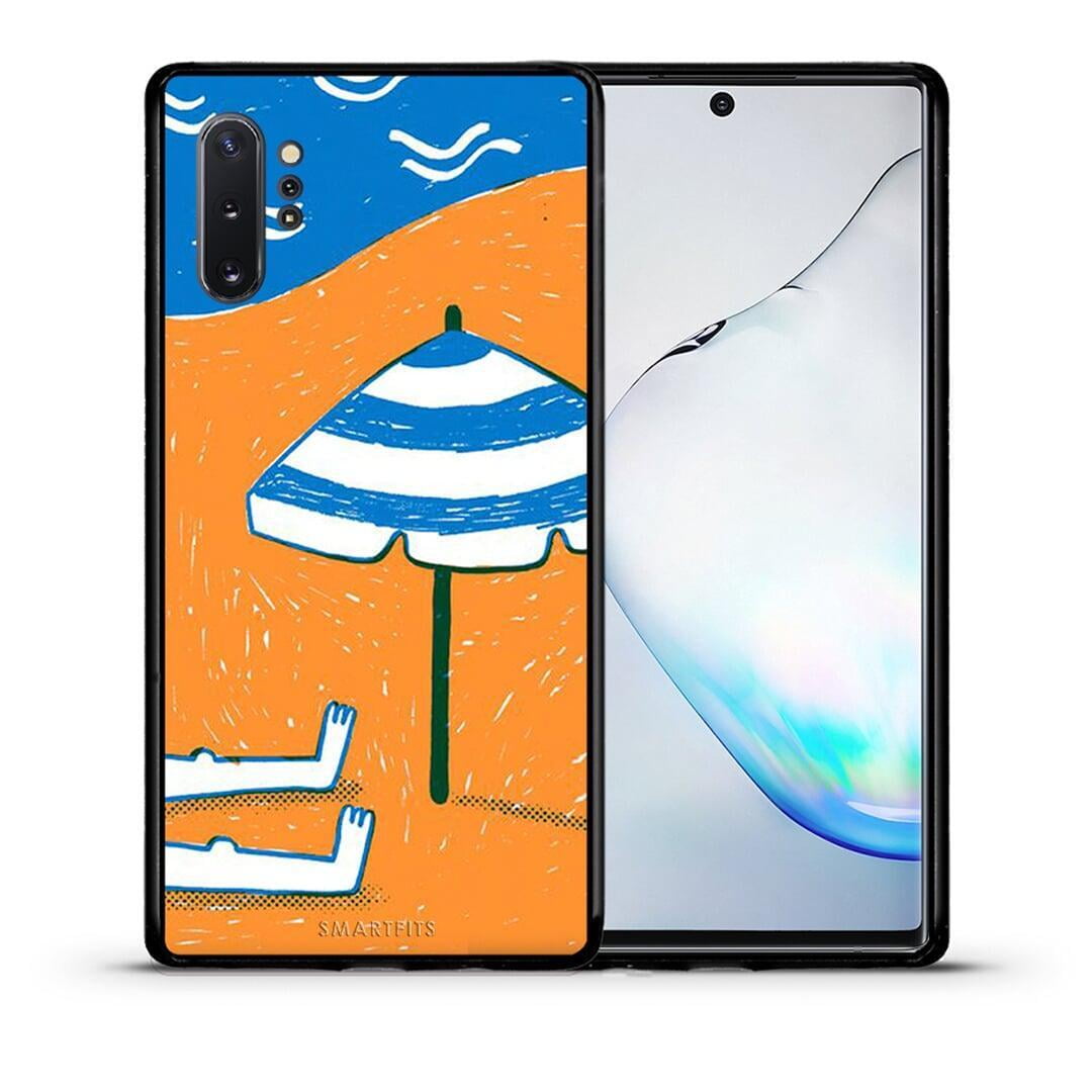 Θήκη Samsung Note 10+ Summering από τη Smartfits με σχέδιο στο πίσω μέρος και μαύρο περίβλημα | Samsung Note 10+ Summering case with colorful back and black bezels