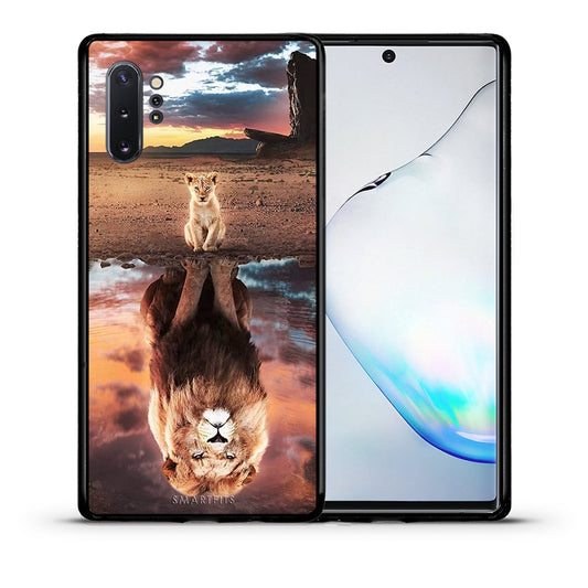 Θήκη Αγίου Βαλεντίνου Samsung Note 10+ Sunset Dreams από τη Smartfits με σχέδιο στο πίσω μέρος και μαύρο περίβλημα | Samsung Note 10+ Sunset Dreams case with colorful back and black bezels
