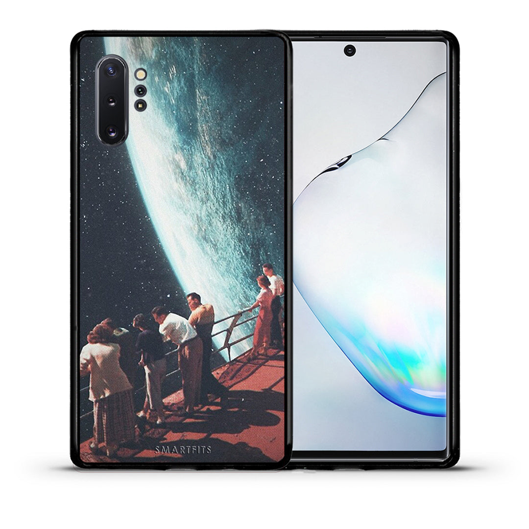 Θήκη Samsung Note 10+ Surreal View από τη Smartfits με σχέδιο στο πίσω μέρος και μαύρο περίβλημα | Samsung Note 10+ Surreal View case with colorful back and black bezels