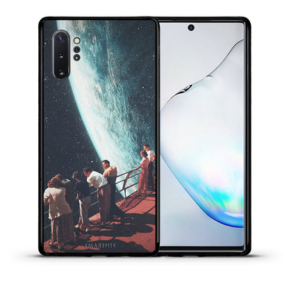 Θήκη Samsung Note 10+ Surreal View από τη Smartfits με σχέδιο στο πίσω μέρος και μαύρο περίβλημα | Samsung Note 10+ Surreal View case with colorful back and black bezels