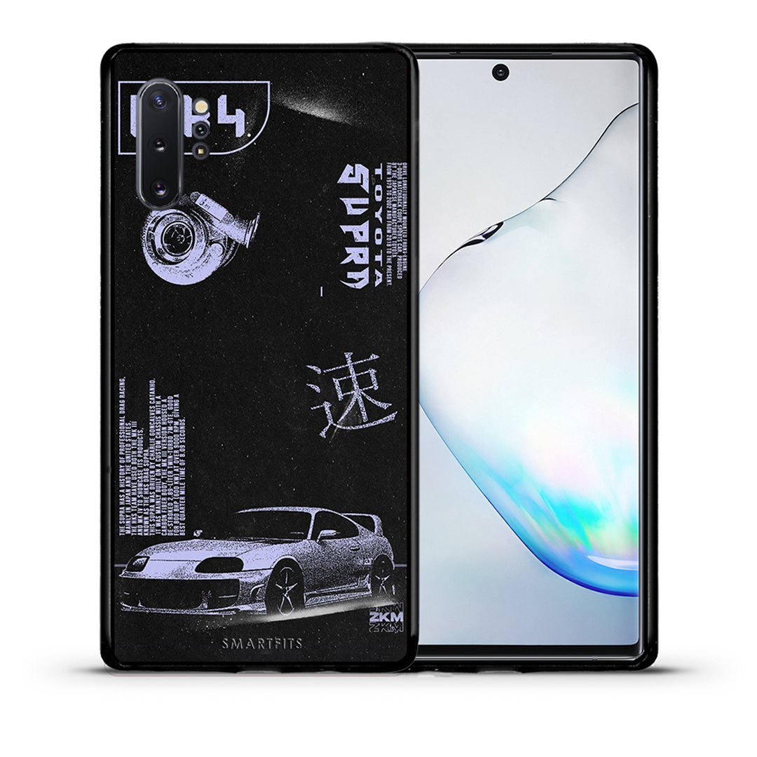 Θήκη Αγίου Βαλεντίνου Samsung Note 10+ Tokyo Drift από τη Smartfits με σχέδιο στο πίσω μέρος και μαύρο περίβλημα | Samsung Note 10+ Tokyo Drift case with colorful back and black bezels