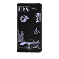 Thumbnail for Samsung Note 10+ Tokyo Drift Θήκη Αγίου Βαλεντίνου από τη Smartfits με σχέδιο στο πίσω μέρος και μαύρο περίβλημα | Smartphone case with colorful back and black bezels by Smartfits