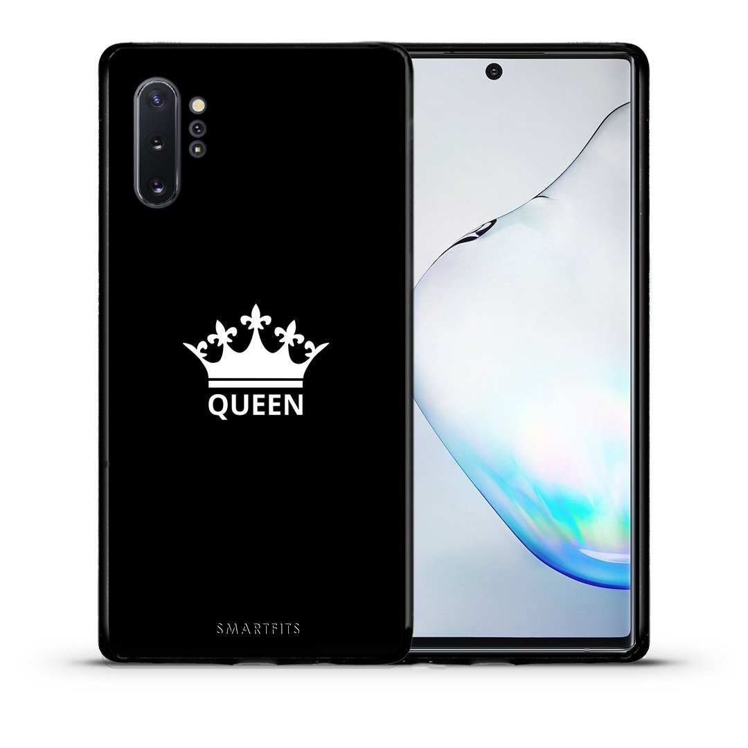 Θήκη Samsung Note 10+ Queen Valentine από τη Smartfits με σχέδιο στο πίσω μέρος και μαύρο περίβλημα | Samsung Note 10+ Queen Valentine case with colorful back and black bezels