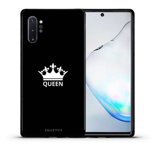 Θήκη Samsung Note 10+ Queen Valentine από τη Smartfits με σχέδιο στο πίσω μέρος και μαύρο περίβλημα | Samsung Note 10+ Queen Valentine case with colorful back and black bezels