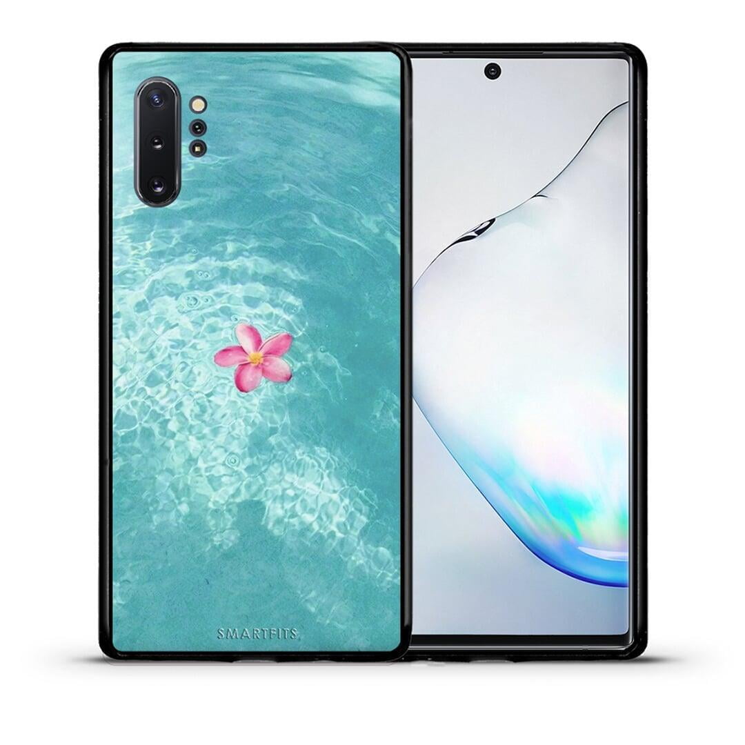 Θήκη Samsung Note 10+ Water Flower από τη Smartfits με σχέδιο στο πίσω μέρος και μαύρο περίβλημα | Samsung Note 10+ Water Flower case with colorful back and black bezels