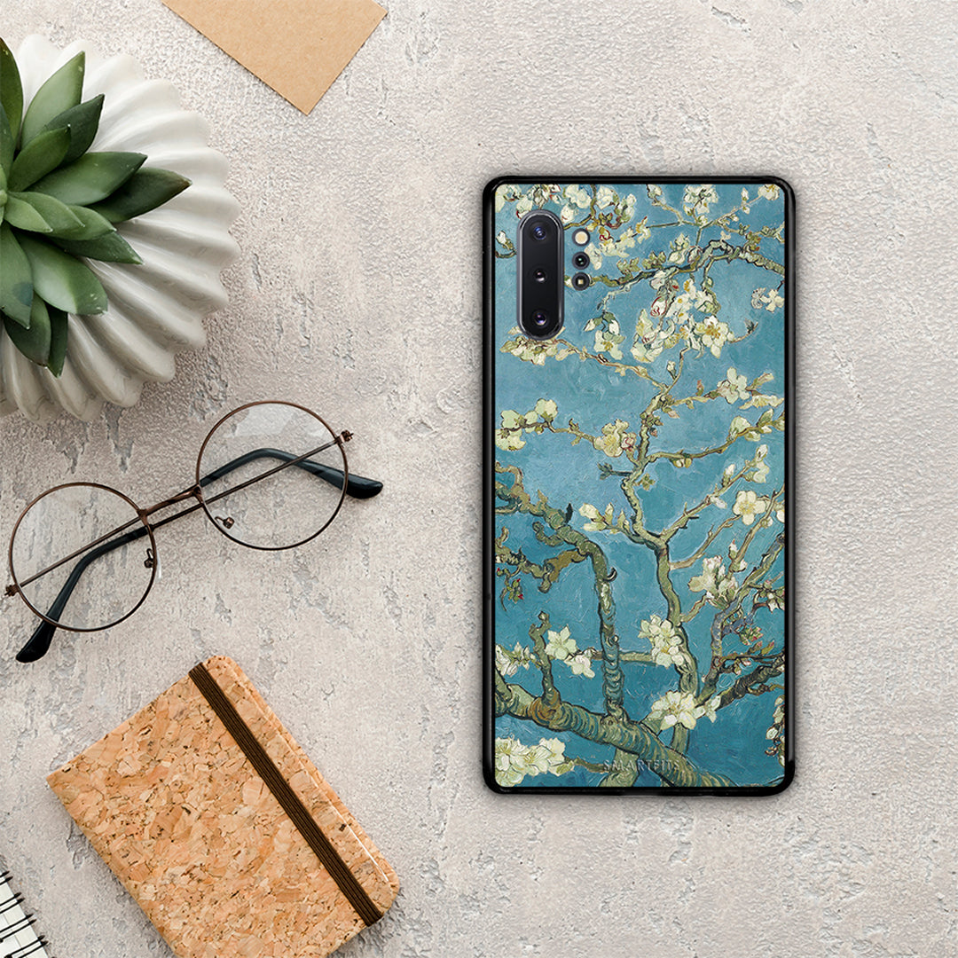 White Blossoms - Samsung Galaxy Note 10+ θήκη