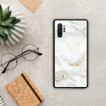 White Gold Marble - Samsung Galaxy Note 10+ θήκη