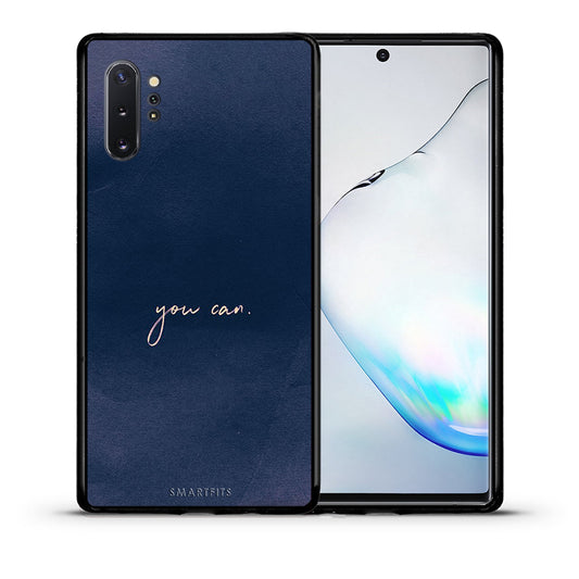 Θήκη Samsung Note 10+ You Can από τη Smartfits με σχέδιο στο πίσω μέρος και μαύρο περίβλημα | Samsung Note 10+ You Can case with colorful back and black bezels