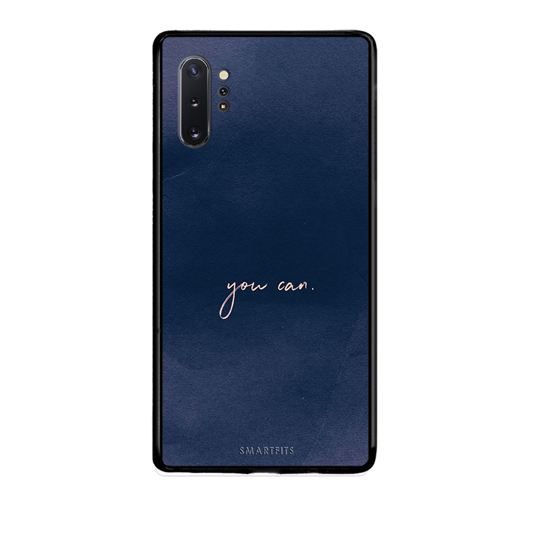 Samsung Note 10+ You Can θήκη από τη Smartfits με σχέδιο στο πίσω μέρος και μαύρο περίβλημα | Smartphone case with colorful back and black bezels by Smartfits