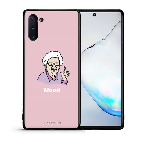 Θήκη Samsung Note 10 Mood PopArt από τη Smartfits με σχέδιο στο πίσω μέρος και μαύρο περίβλημα | Samsung Note 10 Mood PopArt case with colorful back and black bezels