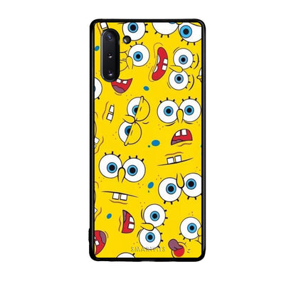 4 - Samsung Note 10 Sponge PopArt case, cover, bumper