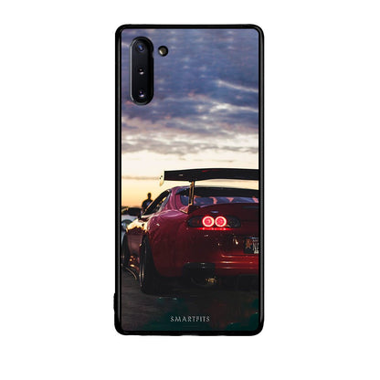 Samsung Note 10 Racing Supra θήκη από τη Smartfits με σχέδιο στο πίσω μέρος και μαύρο περίβλημα | Smartphone case with colorful back and black bezels by Smartfits
