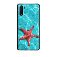 Thumbnail for Samsung Note 10 Red Starfish Θήκη από τη Smartfits με σχέδιο στο πίσω μέρος και μαύρο περίβλημα | Smartphone case with colorful back and black bezels by Smartfits