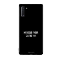 Thumbnail for Samsung Note 10 Salute θήκη από τη Smartfits με σχέδιο στο πίσω μέρος και μαύρο περίβλημα | Smartphone case with colorful back and black bezels by Smartfits