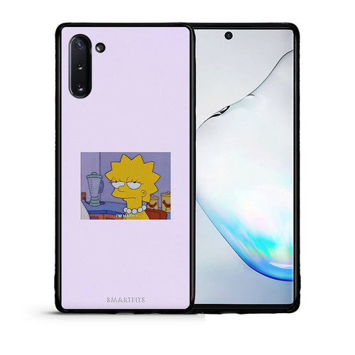 Θήκη Samsung Note 10 So Happy από τη Smartfits με σχέδιο στο πίσω μέρος και μαύρο περίβλημα | Samsung Note 10 So Happy case with colorful back and black bezels