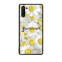 Thumbnail for Samsung Note 10 Summer Daisies Θήκη από τη Smartfits με σχέδιο στο πίσω μέρος και μαύρο περίβλημα | Smartphone case with colorful back and black bezels by Smartfits