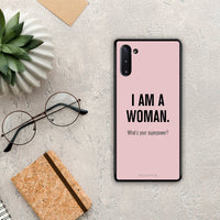 Thumbnail for Superpower Woman - Samsung Galaxy Note 10 θήκη