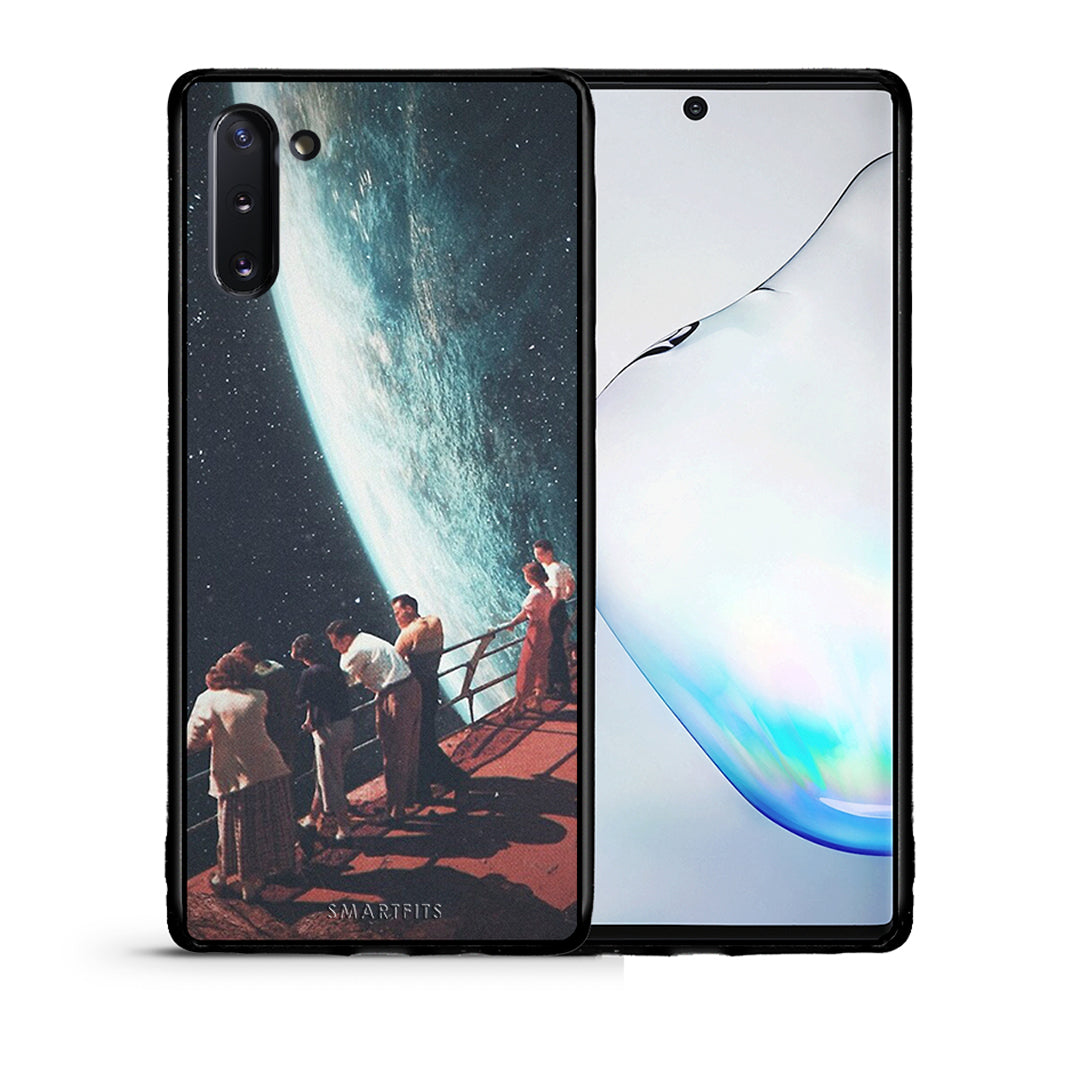 Θήκη Samsung Note 10 Surreal View από τη Smartfits με σχέδιο στο πίσω μέρος και μαύρο περίβλημα | Samsung Note 10 Surreal View case with colorful back and black bezels
