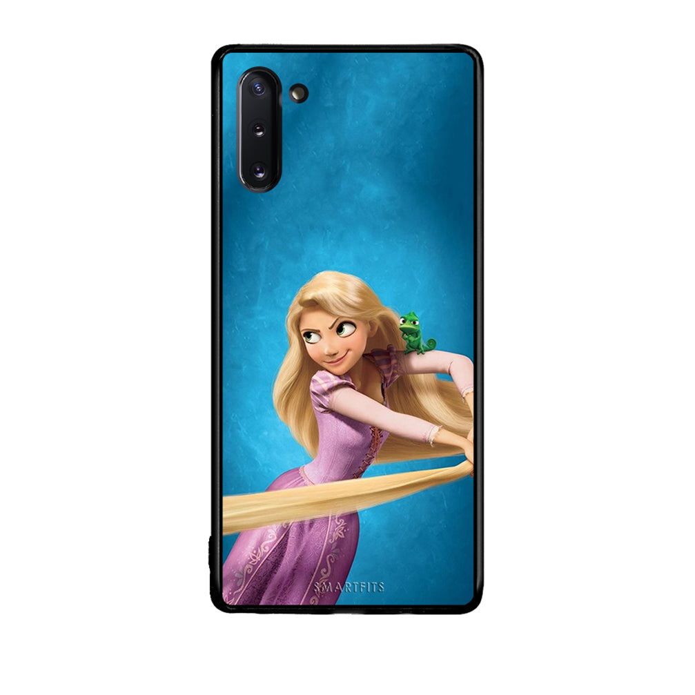 Samsung Note 10 Tangled 2 Θήκη Αγίου Βαλεντίνου από τη Smartfits με σχέδιο στο πίσω μέρος και μαύρο περίβλημα | Smartphone case with colorful back and black bezels by Smartfits
