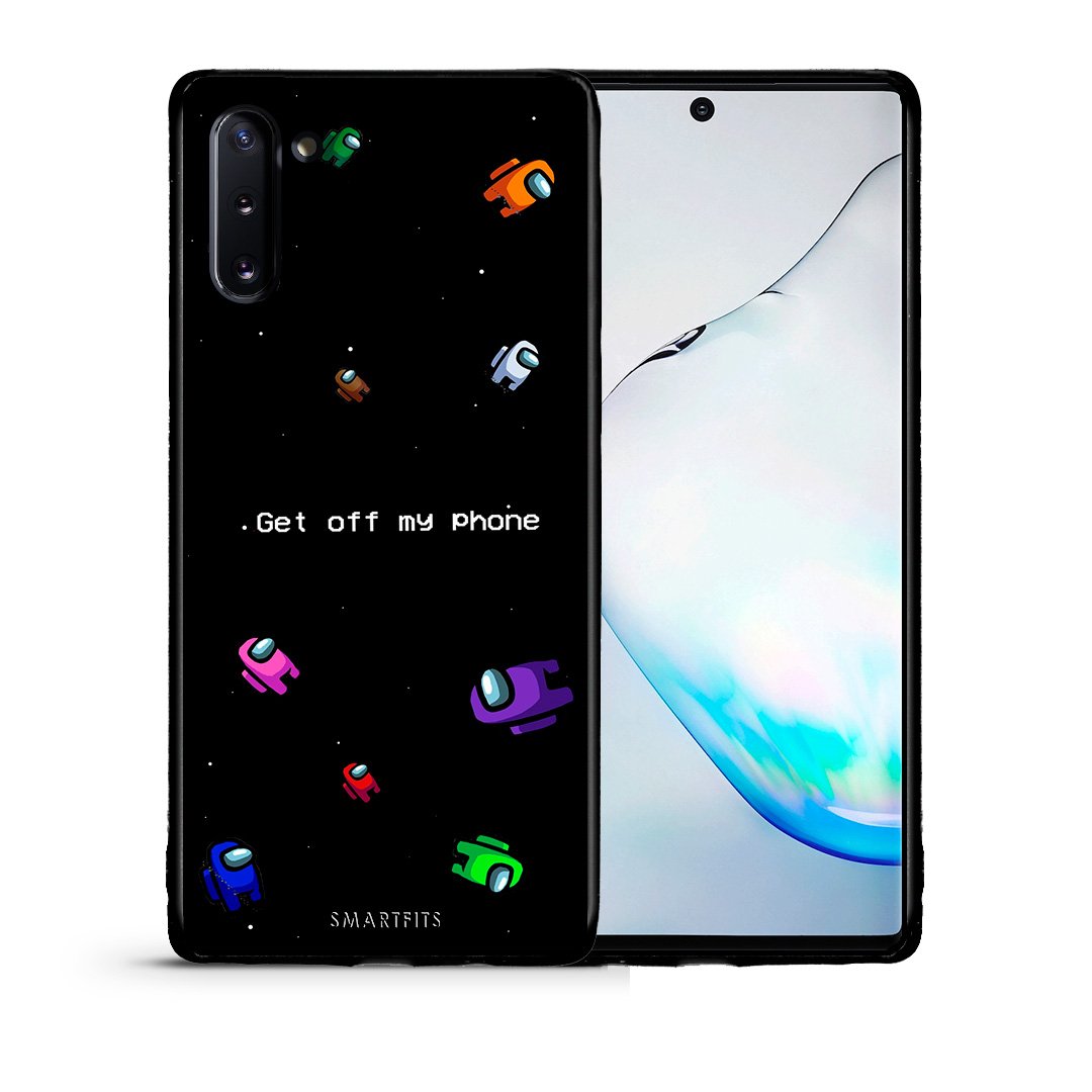 Θήκη Samsung Note 10 AFK Text από τη Smartfits με σχέδιο στο πίσω μέρος και μαύρο περίβλημα | Samsung Note 10 AFK Text case with colorful back and black bezels