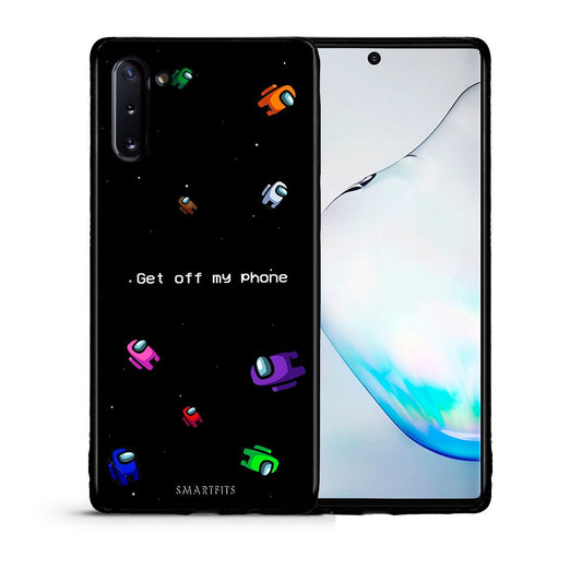 Θήκη Samsung Note 10 AFK Text από τη Smartfits με σχέδιο στο πίσω μέρος και μαύρο περίβλημα | Samsung Note 10 AFK Text case with colorful back and black bezels