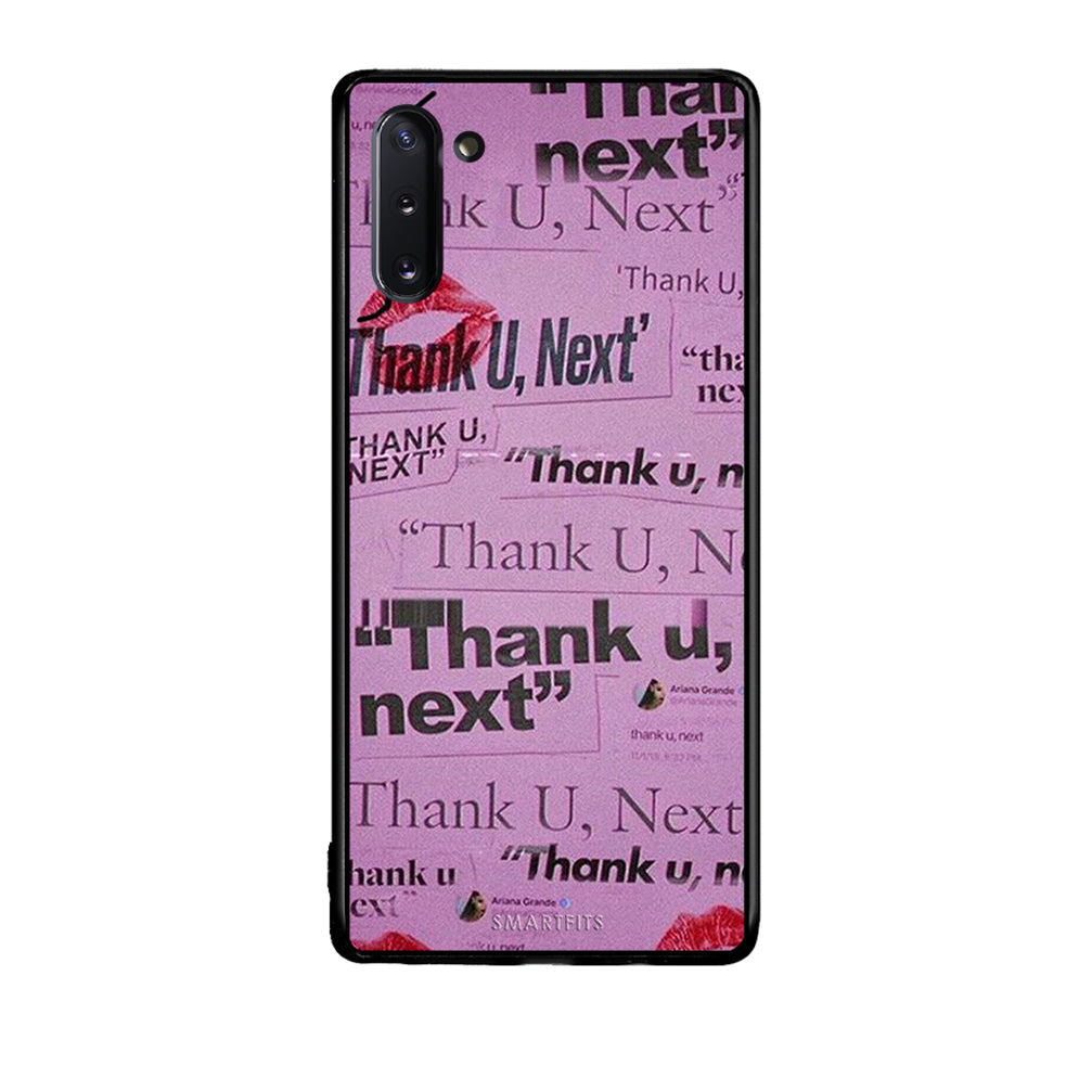 Samsung Note 10 Thank You Next Θήκη Αγίου Βαλεντίνου από τη Smartfits με σχέδιο στο πίσω μέρος και μαύρο περίβλημα | Smartphone case with colorful back and black bezels by Smartfits