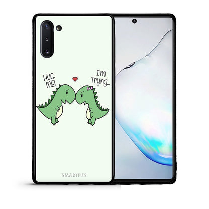 Θήκη Samsung Note 10 Rex Valentine από τη Smartfits με σχέδιο στο πίσω μέρος και μαύρο περίβλημα | Samsung Note 10 Rex Valentine case with colorful back and black bezels