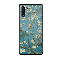 Thumbnail for Samsung Note 10 White Blossoms θήκη από τη Smartfits με σχέδιο στο πίσω μέρος και μαύρο περίβλημα | Smartphone case with colorful back and black bezels by Smartfits