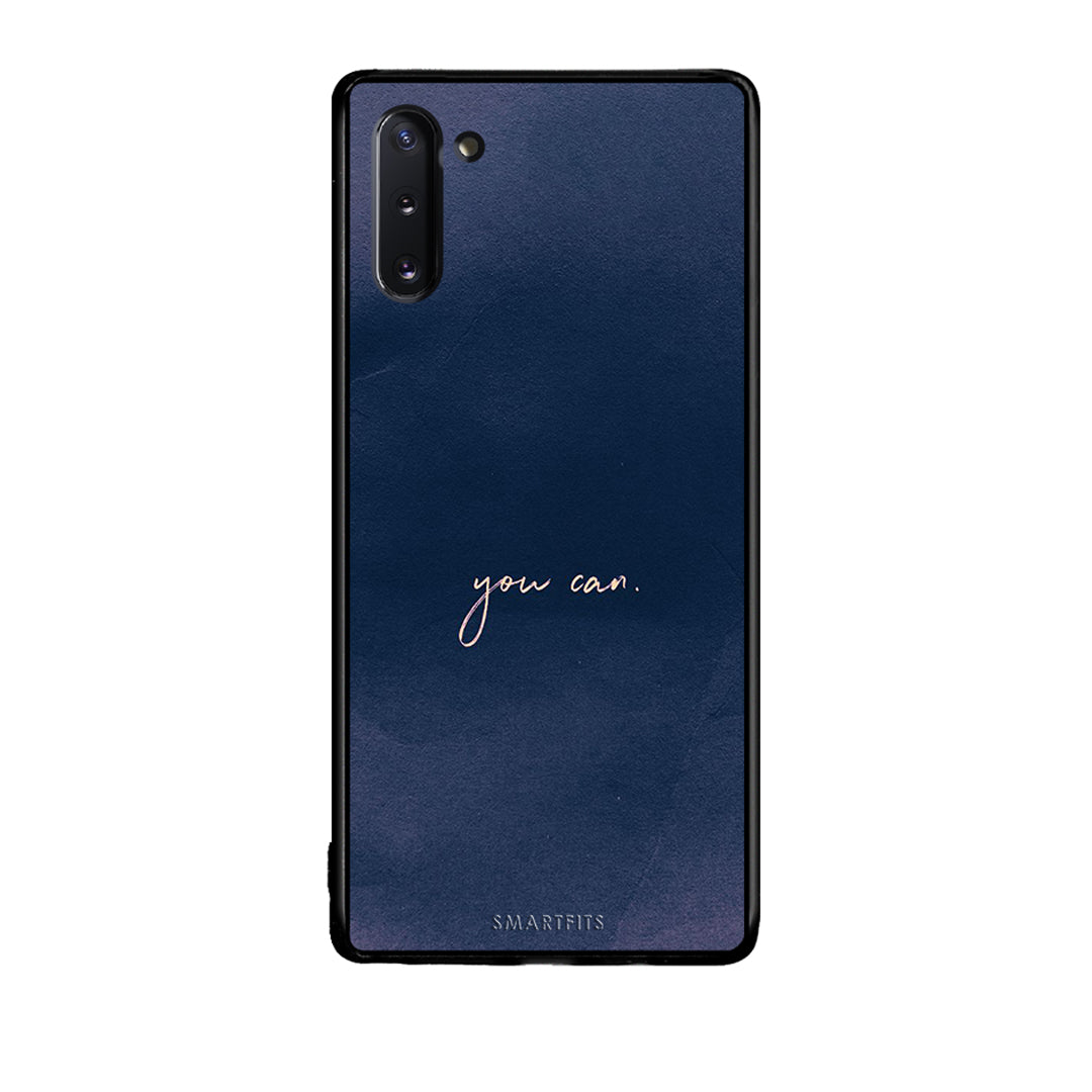 Samsung Note 10 You Can θήκη από τη Smartfits με σχέδιο στο πίσω μέρος και μαύρο περίβλημα | Smartphone case with colorful back and black bezels by Smartfits