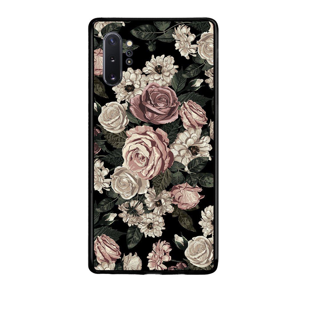4 - Samsung Note 10+ Wild Roses Flower case, cover, bumper