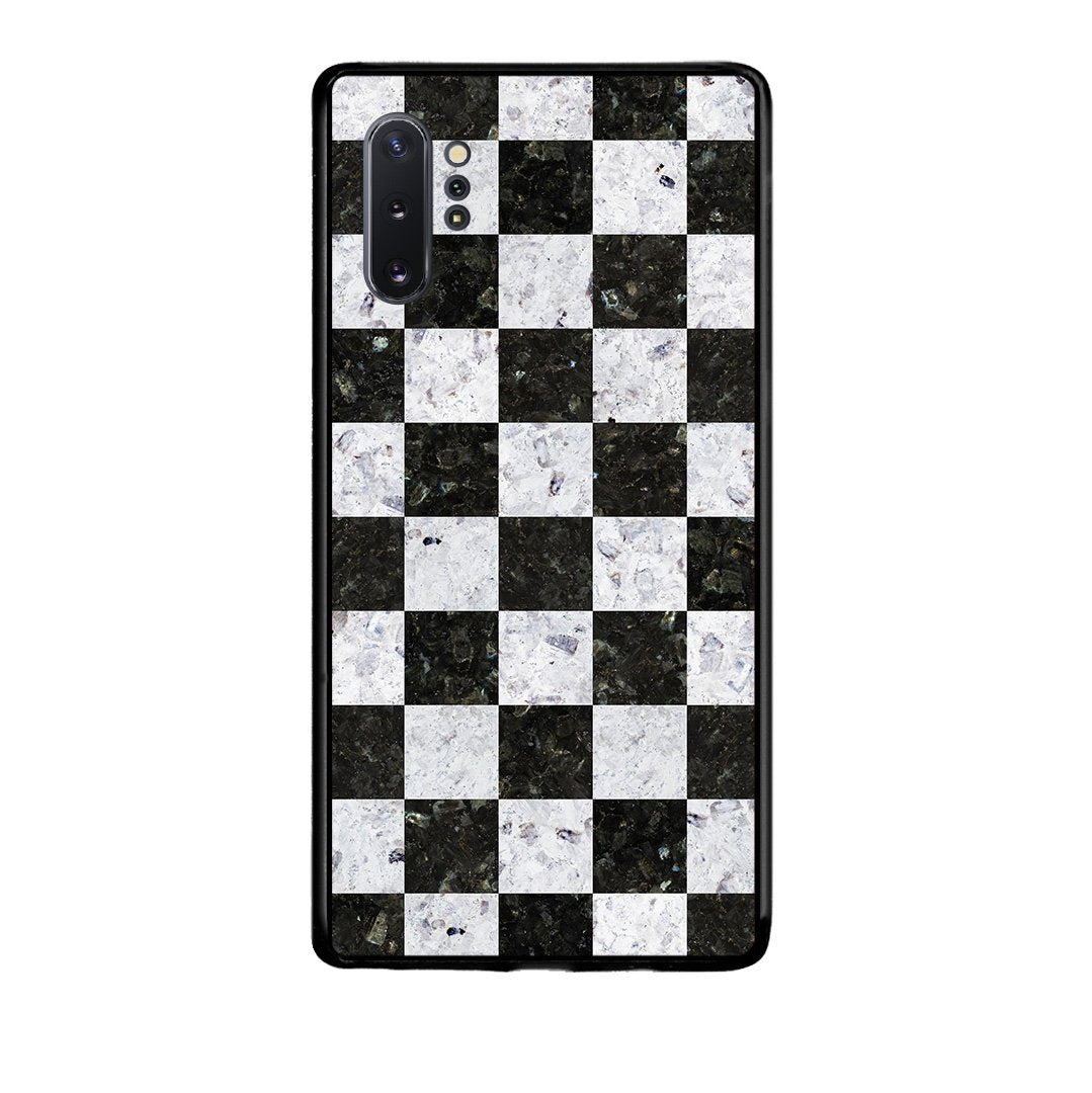4 - Samsung Note 10+ Square Geometric Marble case, cover, bumper